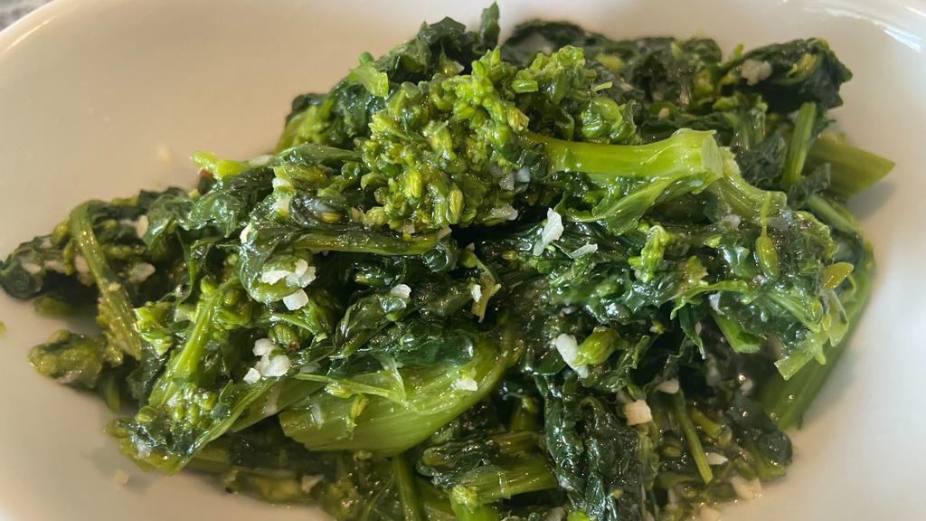 Broccoli Rabe · The most tender broccoli rabe sauteed with garlic and olive oil