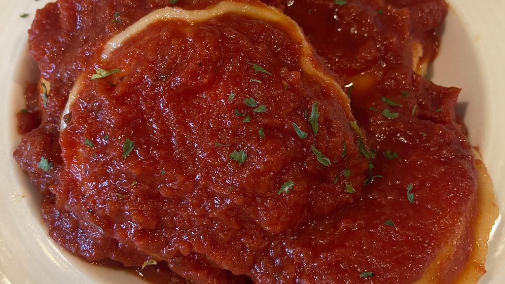 Ravioli · Locally made fresh ravioli tossed in our delicious sauce!