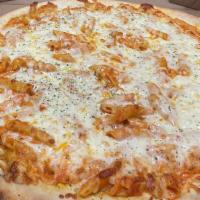 Penne Vodka Pie · Penne pasta, mozzarella cheese, all tossed in our homemade vodka sauce and baked to perfection