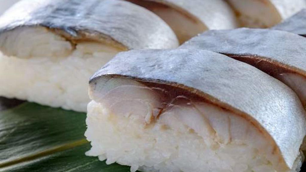 Mackerel Sushi · Saba.