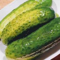 Half Sour Pickles · Ba-tampte half-sour pickles are made in New York and have a sour and garlicky kick. 4 pickle...