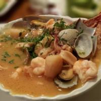 Vuelva La Vida - Seafood Special · Back to Life Seafood Soup Lobster, clams, fish, shrimp, calamari, scallops, and mussels. 32 ...