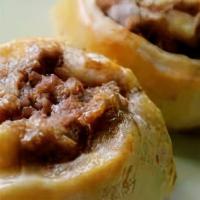 Knish With Meat · Meats include: tripe, lengua, lamb, chicken, biste, pork, enchilada,
and pastor.