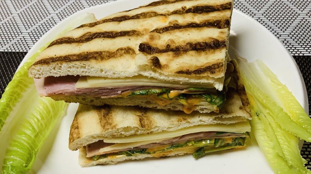 Ham Panini · A toasted sandwich often served on italian bread.
