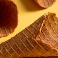 Cones (Waffle) · Plain waffle cone.