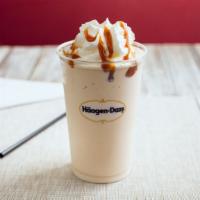 Dulce De Leche Shake · Sweet caramel ice cream blended and topped with whipped cream and warm caramel.
