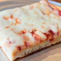 Deep Dish · Chicago style deep dish cheese pizza.