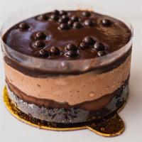 Mousse Cakes · Hazelnut, chocolate mousse cake