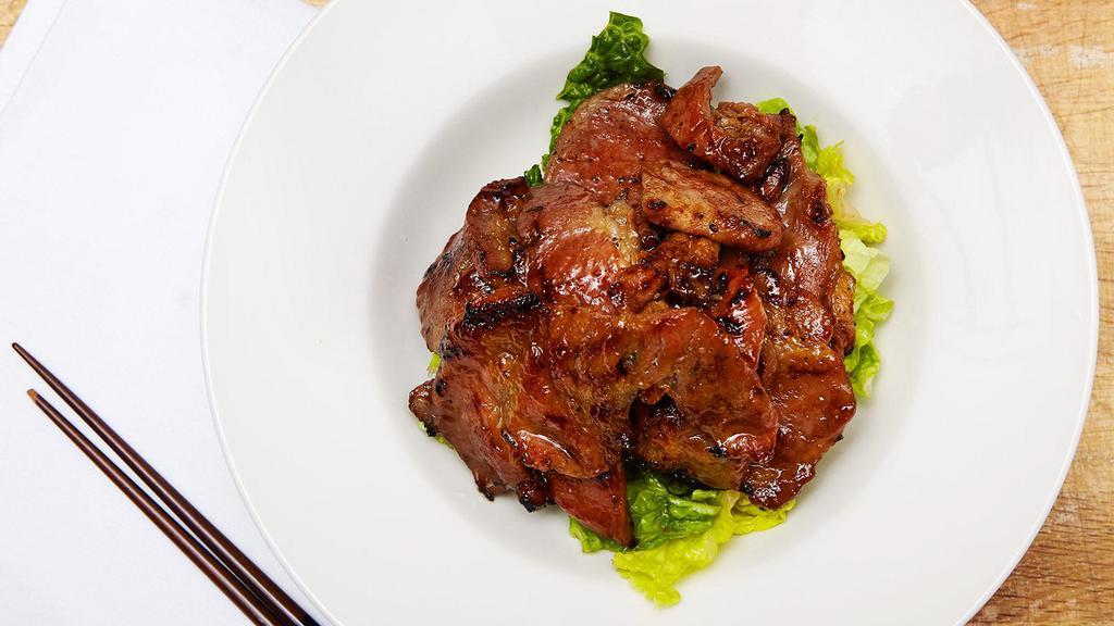 Grilled Pork · Grilled pork marinated with bbq sauce.