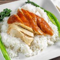 Soy Sauce Chicken Over Rice / 豉油鸡飯 · 