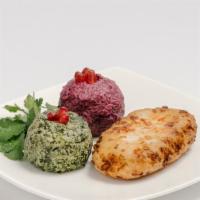 Spinach & Beets With Walnuts  · Optional- Served with Chvishtari (2 Pieces of Cornbread with cheese). Vegetarian and gluten ...
