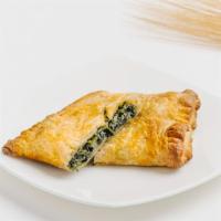 Vegan Spinach Pie. · Puff pastry with spinach.