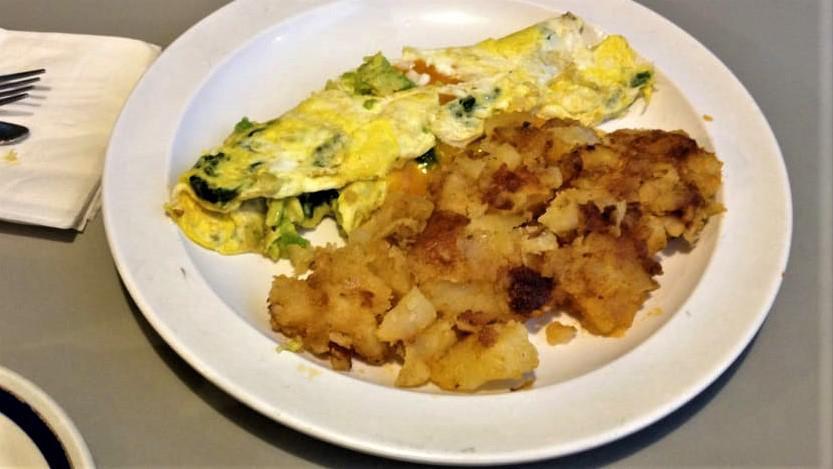 Vegetable Omelette · Comes with your choice of three vegetables.