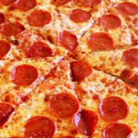 Pepperoni Pizza · Classic cheese and pepperoni.