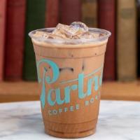 Iced Mocha · 16 oz - house made chocolate syrup with a double shot of espresso with whole milk poured ove...