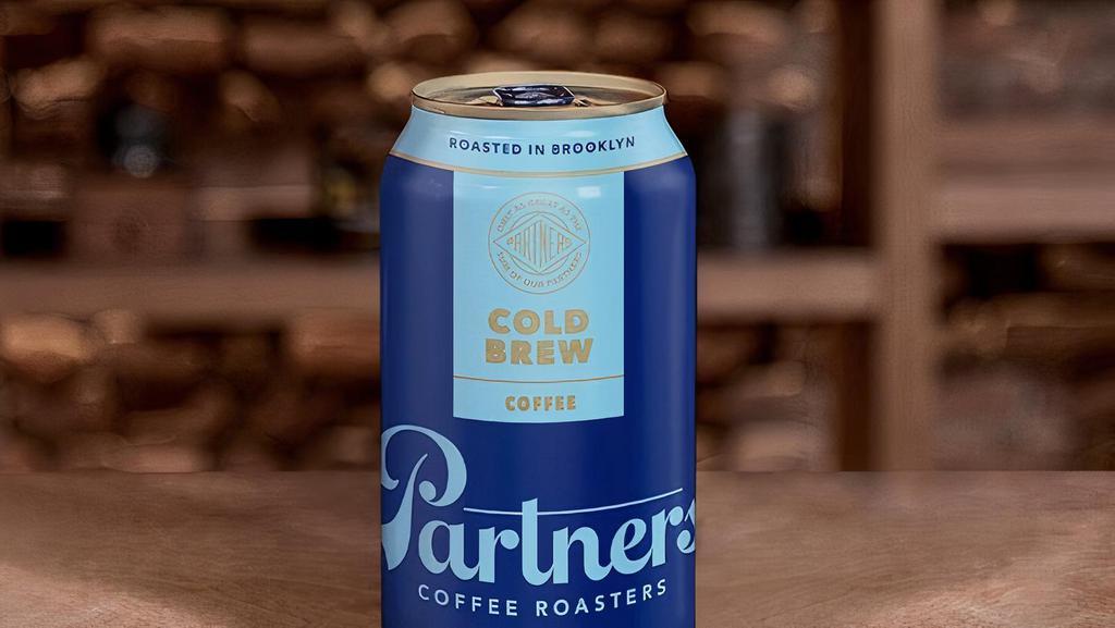 Cold Brew Can · Partners cold brew tastes like heaven.