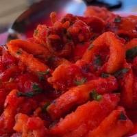 Calamari Arrabiatta · Fried Calamari/ Spicy Marinara/Cherry Peppers
