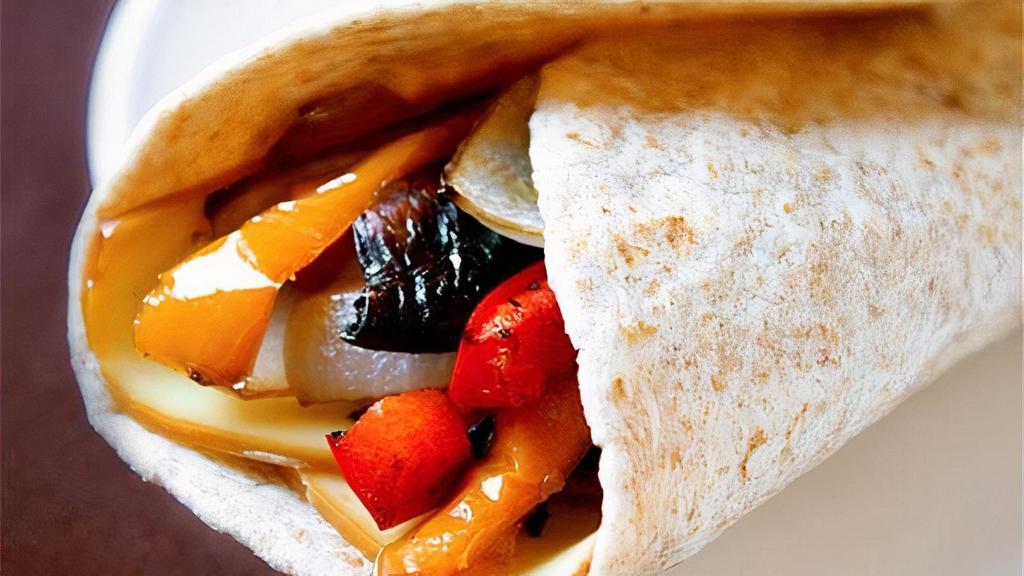 Grilled Veggie Wrap · Grilled mixed veggie with balsamic vinegar glaze reduction