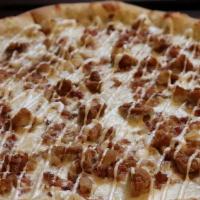 Chicken Bacon Ranch Pizza Pie · Grilled Chicken, Bacon, Ranch dressing