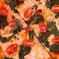 Terraza Pizzetta · Fresh Mozzarella/ Marinara/ Pesto