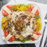 Grilled Chicken Salad · breaded chicken