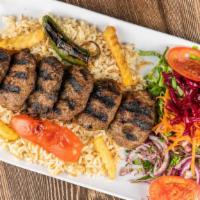 Kofte Platter · Ground best patties seasoned wish chef's special spices and chargrilled.