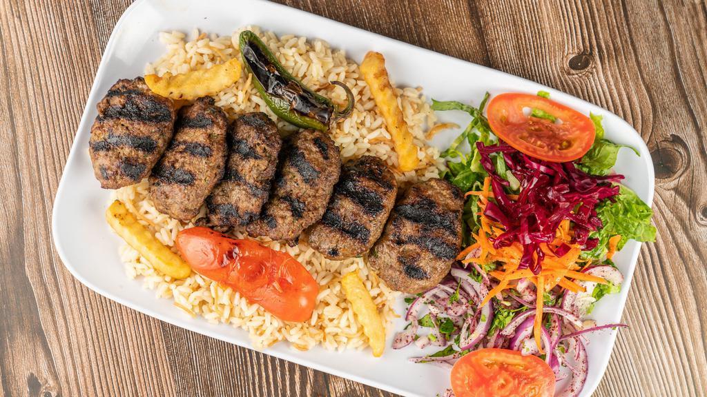Kofte Platter · Ground best patties seasoned wish chef's special spices and chargrilled.