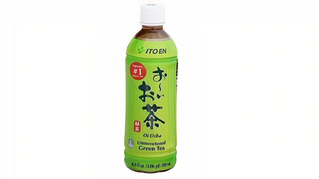 Oi Ocha Green Tea · 16.9 oz. From Japan’s top green tea brand, a refreshing green tea brewed with real tea leaves. Unsweetened.