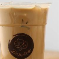 Rose Oolong Tea Latte · High-quality rose oolong tea with special recipe lactose-free fresh milk.