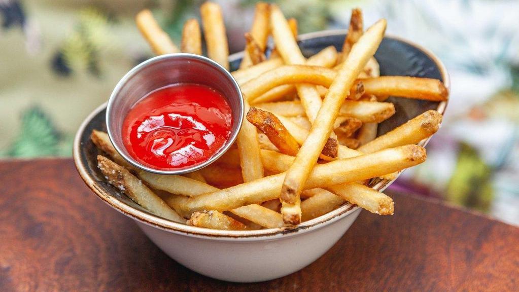 French Fries · Golden brown and delicious. . *cross contamination with gluten occurs.