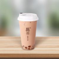 Rose Bubble Milk Tea / 玫瑰珍珠奶茶 (Large) · Available hot in medium size. 350-520 calories.Milk tea made with freshly brewed Rose tea ad...