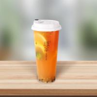 Super Fruit Four Seasons Oolong Tea / 超级水果四季春 · Vegan-friendly. 151-310 calories.Fresh watermelon, orange, lime and lemon, with its accents ...