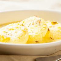 Ras Malai(Subject To Availability) · Sweet dumplings of cottage cheese served in chef's special sweetened flavored milk, garnishe...