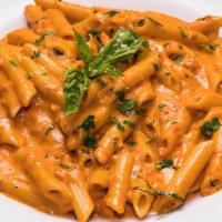 Penne Vodka · Pick creamy sauce. Served with penne.