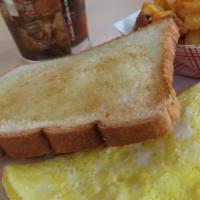 Egg Platter  · 2 eggs cooked your choice served with home fries & choice of white, wheat or rye toast