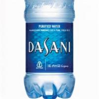 Bottle Water · A 16.9oz bottle of ice cold Dasani water