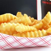 French Fries · Hot, crispy crinkle cut french fries. Serves 1.