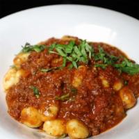 Gnocchi Alla Bolognese · Tradition beef& Lamb  meat rogue/ Home-made Gnocchi