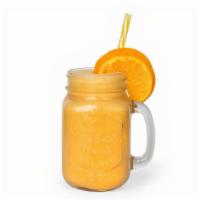 Orange Sunrise Smoothie · (16 oz.) Peaches, mango, banana, orange and honey.
