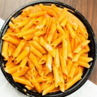 Penne Alla Vodka · Contains meat can be made vegetarian