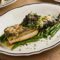 Trout Amandine · Meuniere Sauce, Toasted Almonds, Haricots Verts