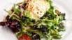 Chêvre Salade (Goat Cheese Salad) · Arugula, Baby Spinach, Local Goat Cheese Tartine, Walnuts.  Suggested Dressing Balsamic Vina...