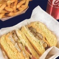 Fish Sandwich 炸鱼三明治 · Made to order catfish sandwich and fried to perfection. Choose combo to be served with cajun...