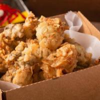 Fried Oysters 炸生蚝 · Each selection is made to order, hand-tossed in our homemade batter and fried to perfection....