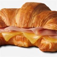 Grilled Ham And Cheese Sandwich · On a croissant.