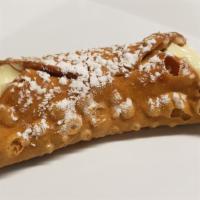 Custard Cannoli · A perfectly baked Cannoli Shell stuffed with our Homemade Custard Filling.