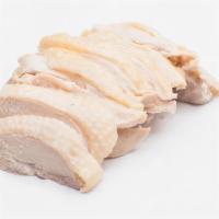 Extra Side Dark Meat (8Oz) · Steamed chicken thighs served with a side of Ginger chili sauce