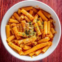 Penne Alla Vodka · Bacon, onion and vodka cream sauce.