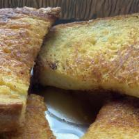 French Toast · Two Challa French toast.