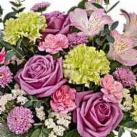 Teleflora'S Irresistible Iridescence Bouquet · Mom won't be able to resist the charm of this cheerful rose bouquet and its stunning, shimme...